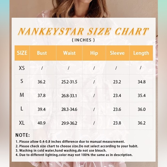 Women's Spring Deep V-Neck Ruffle Hem Swing Mini Dresses Long Sleeve with Zipper - Picture 6 of 10